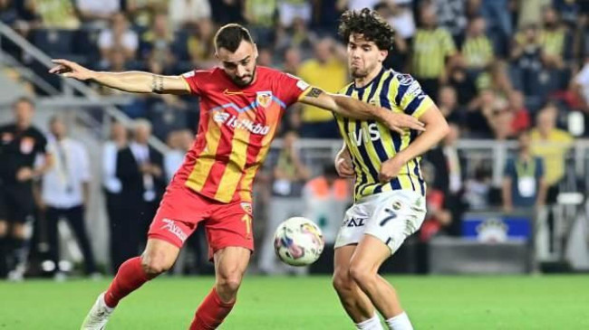 Kayserispor-Fenerbahçe! İlk 11’ler…