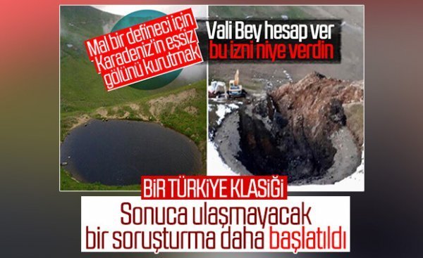 Kurutulan Dipsiz Göl'den geriye kalan arşiv görüntüleri