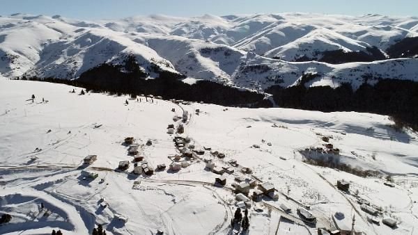 Kümbet Yaylası'nda kış güzelliği -5