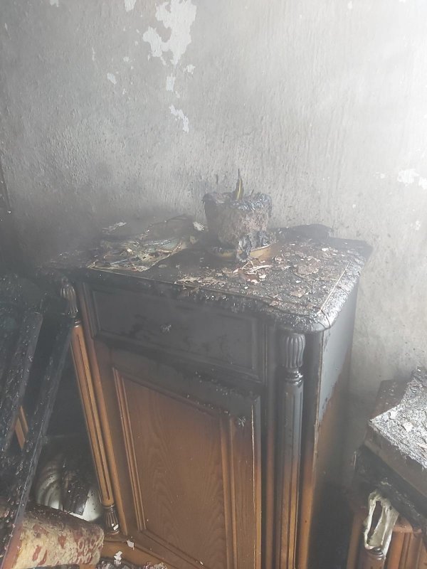 Karaman'da çakmakla oynayan çocuk evi yaktı