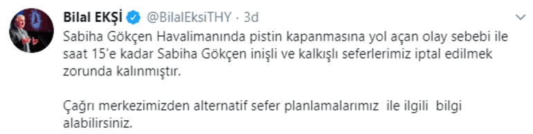 Son dakika... Sabiha Gökçen Havalimanında uçak pistten çıktı