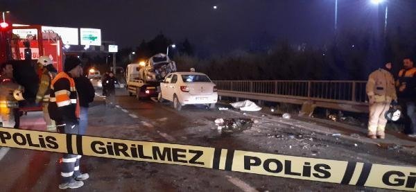 D-100 karayolu'nda zincirleme kaza: 1 ölü