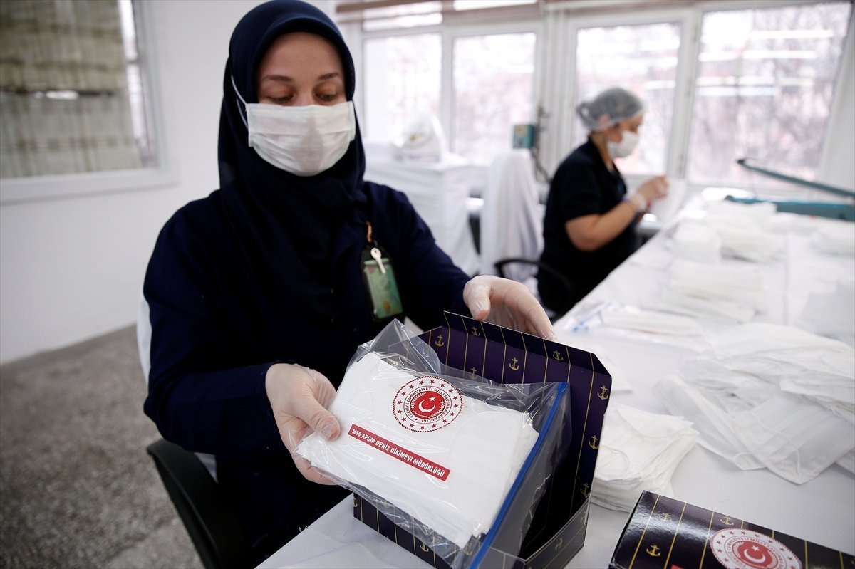 Haftada 1 milyon maske üretiliyor