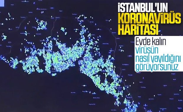 İstanbul'un koronavirüs haritası