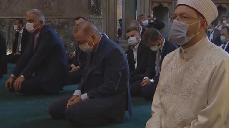 Son dakika... Cumhurbaşkanı Erdoğandan Ayasofya Camii çıkışı önemli açıklamalar